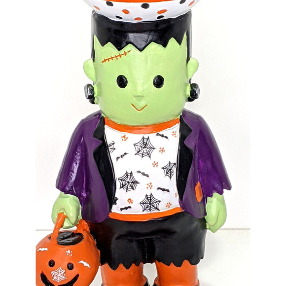 Temp-tations Boofetti Frankie Frankenstein Candle Holder 11.5" Resin HTF - Picture 6 of 9